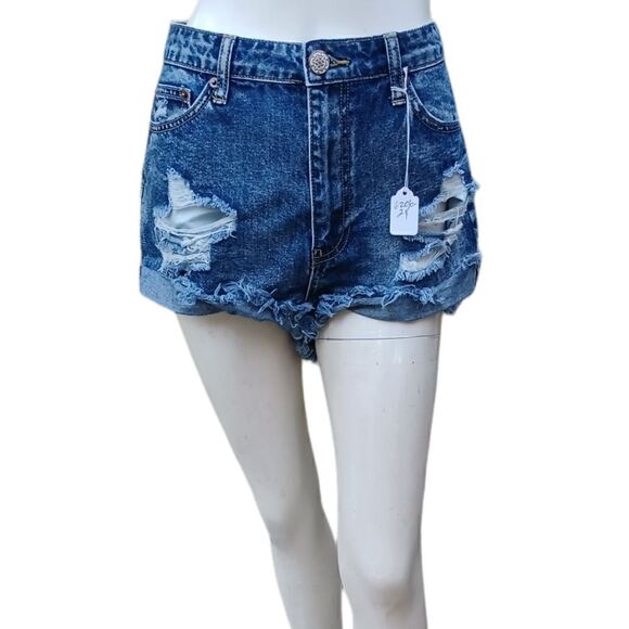 620634...Jean Shorts Size 31" Waist - Picture 1 of 4